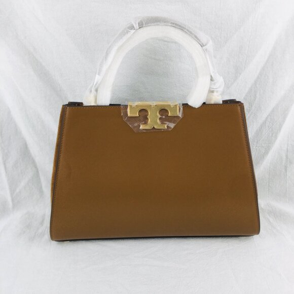 Tory Burch Eleanor Spazzolato Satchel Bag - Picture 5 of 12